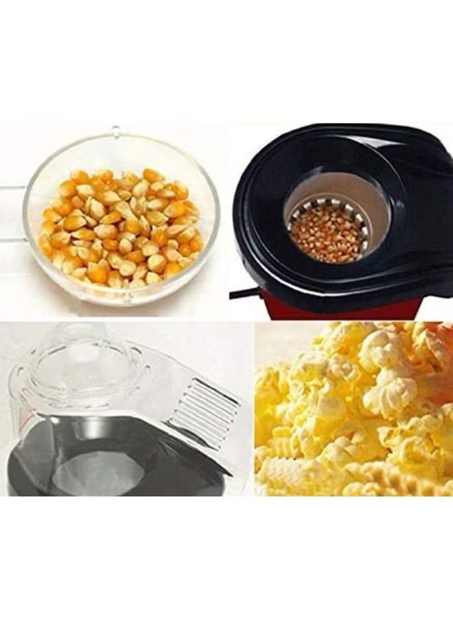 Electric oil-free popcorn maker – healthy and fast, prepares popcorn in minutes effortlessly – ideal for children and family gatherings. - Image 3