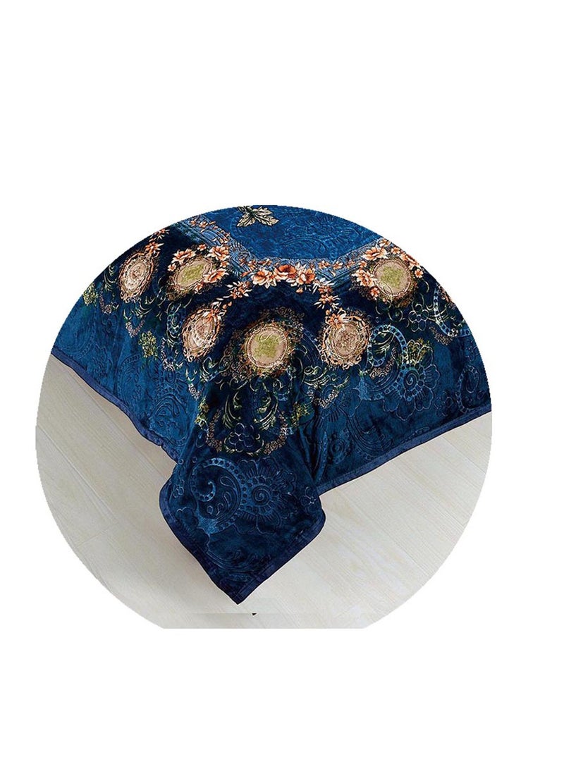 GB Fleece Flannel Double Size 220x240cm for All Season Light Weight Blanket Throw for Sofa & Bed Comfortable and Soft Blanket - Image 2