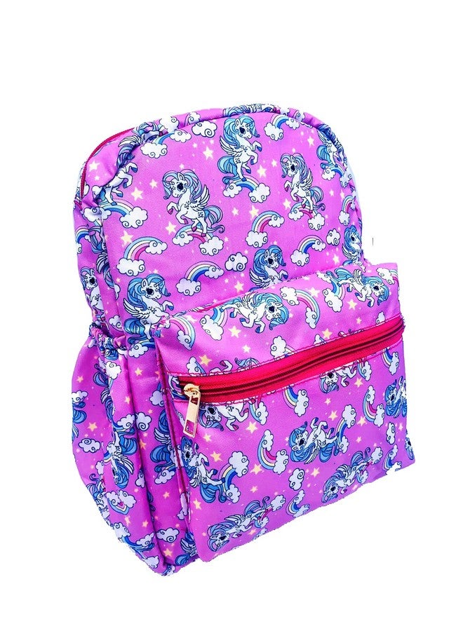 ECHO BOOMERS Echoboomers Unicorn Printed Casual Backpacks, 12 inch, Stylish and Trendy backpacks, Water Resistant and Lightweight Mini Bags - Image 1