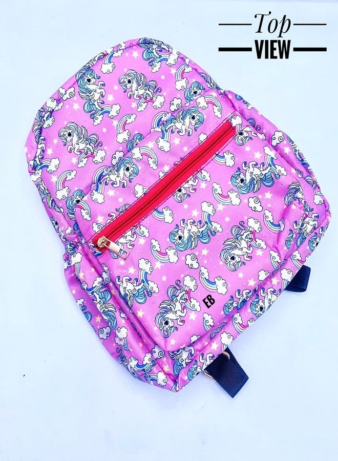 ECHO BOOMERS Echoboomers Unicorn Printed Casual Backpacks, 12 inch, Stylish and Trendy backpacks, Water Resistant and Lightweight Mini Bags - Image 2