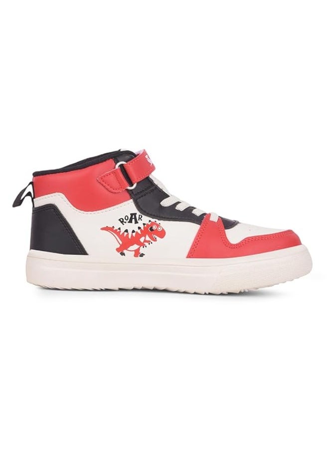 Liberty LEAP7X TOTSTREND4 Red Sneakers for Kids – Velcro Strap | Lightweight Boys Shoes - Image 2