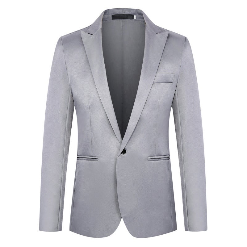2022 Spring New Men'S Korean Fashion Slim Casual One Button Small Suit Large Size Men'S Suit - Image 4