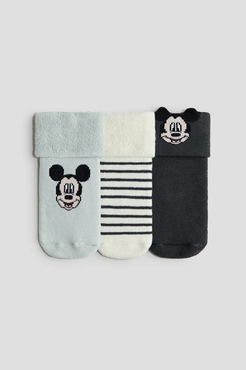 H&M 3-pack terry socks