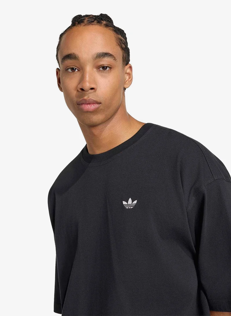 Adidas Airbrush Logo Typography T-Shirt