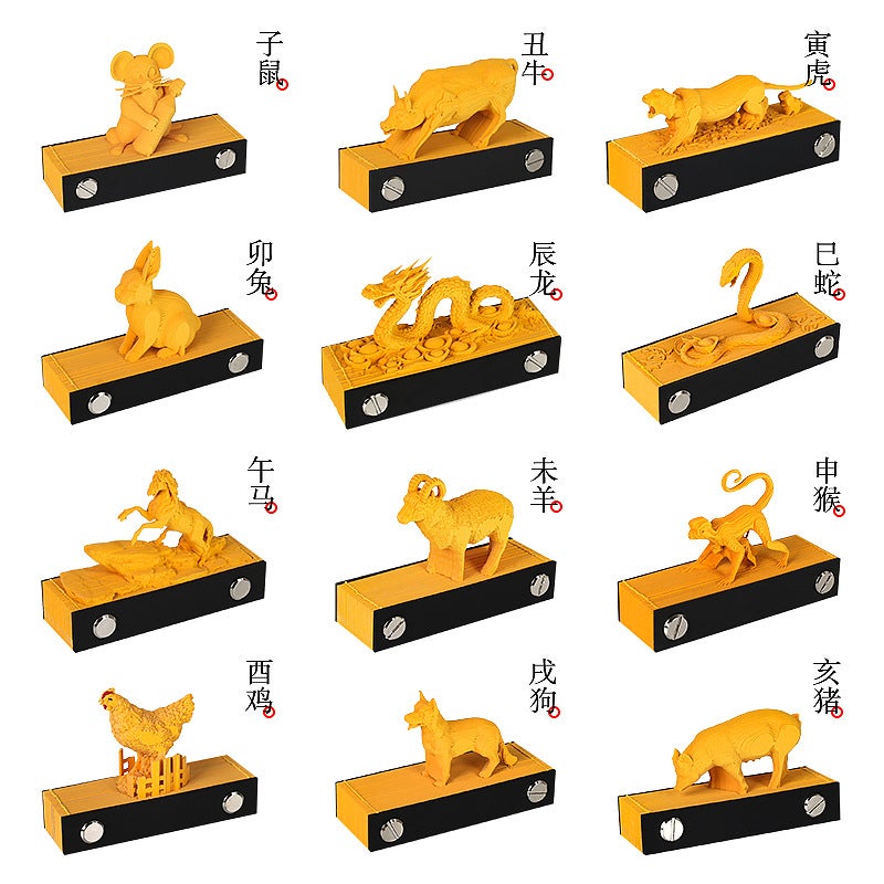 Zodiac Attribute Creative 3D Stereoscopic Note Paper Small Gift Activity Gift Souvenir Decoration Accompanying Gift - Image 5