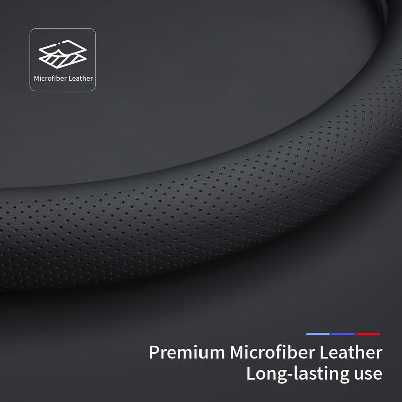 SZYUCHEN D-Shaped Steering Wheel Cover for Tesla - Image 5