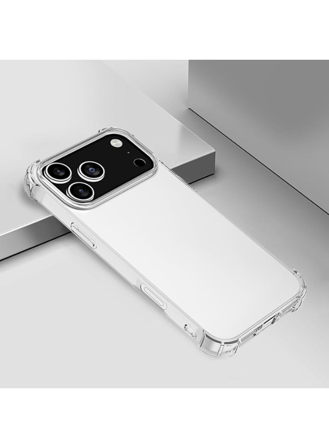 حومة جراب iPhone 17 Pro شفاف مقاوم للصدمات غير قابل للاصفرار، غطاء هاتف ممتص للصدمات لهاتف iPhone 17 Pro، غطاء حماية قوي مضاد للخدش والسقوط لهاتف iPhone 17 Pro مقاس 6.3 بوصة - Image 3