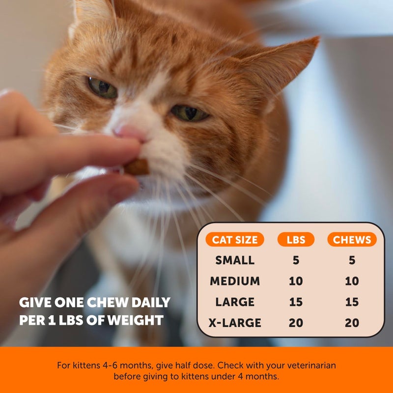 Pet Honesty Cat Hip & Joint Health Crunchy & Creamy Chews - Glucosamine for Cats, Cat Joint Support Supplement, Cat Health Supplies & Hip Support for Indoor Cats & Outdoor Cats - Chicken 30-Day Supply - Image 5