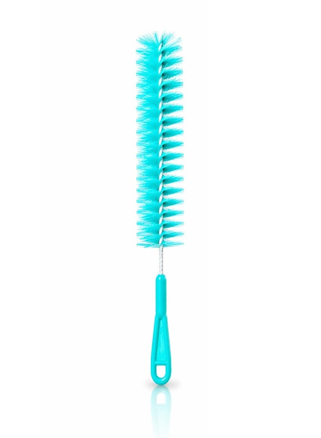 MIKANIX Multi-Purpose Flexible Bottle Cleaning Brush with Long Handle | Durable Soft Nylon Bristles for Deep Cleaning of Kitchen Water Bottles, Jars, Baby Feeding Bottles (Pack of 1) - Image 1
