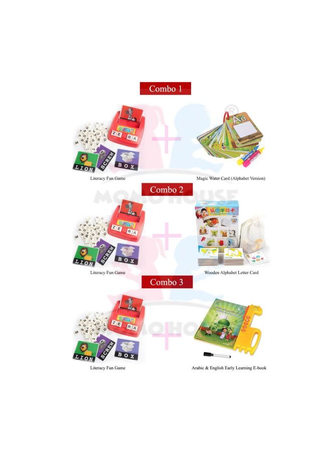 NIBEMINENT Early Learning Literacy Fun Game ZTTT64HX - Image 2