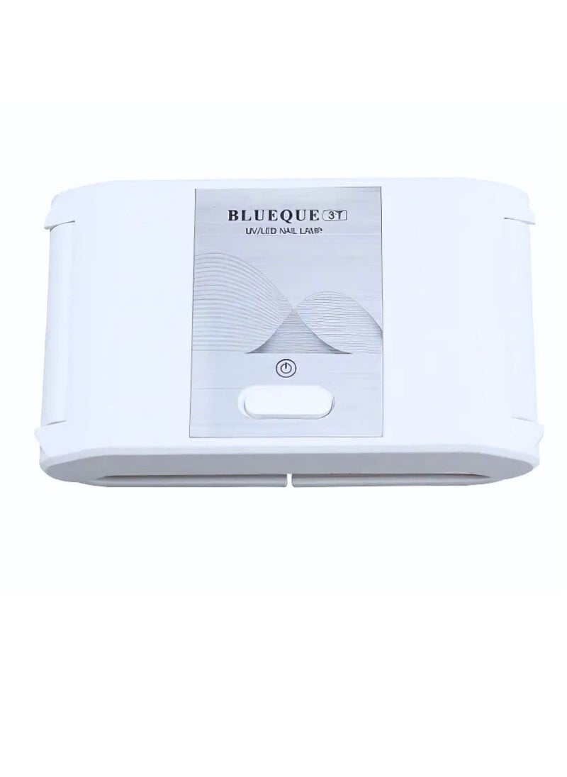 SOLARAE LED Nail Dryer 24W Gel Polish Curing Lamp Portable Foldable 12 Beads UV Light Finger Toe Nail Art Accessories Creamy White  - Image 3