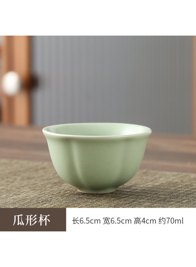 Ru Kiln Tea Set Suit Xi Pot Kung Fu Tea Set Creative Teapot Tea Cup Fair Cup Tea Leak Cover Bowl Accessories Household