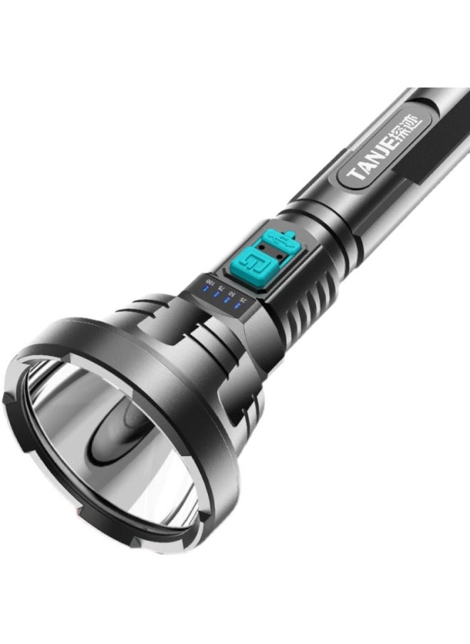 Generic - Strong Flashlight Super Bright Rechargeable Small Xenon Special Forces Home Outdoor Portable Multifunctional LED Yuanquan Zi-Product Specifications:S826 Long-range Version-upgraded  Smart Electronic Display Charging Model - Image 1