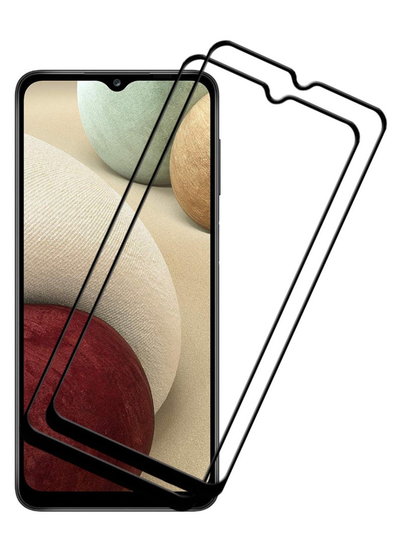 ACLIX 2 Pieces Antistatic ESD Dustproof Premium Quality High Definition Tempered Glass Screen Protector Designed For Samsung Galaxy A12 - Image 1