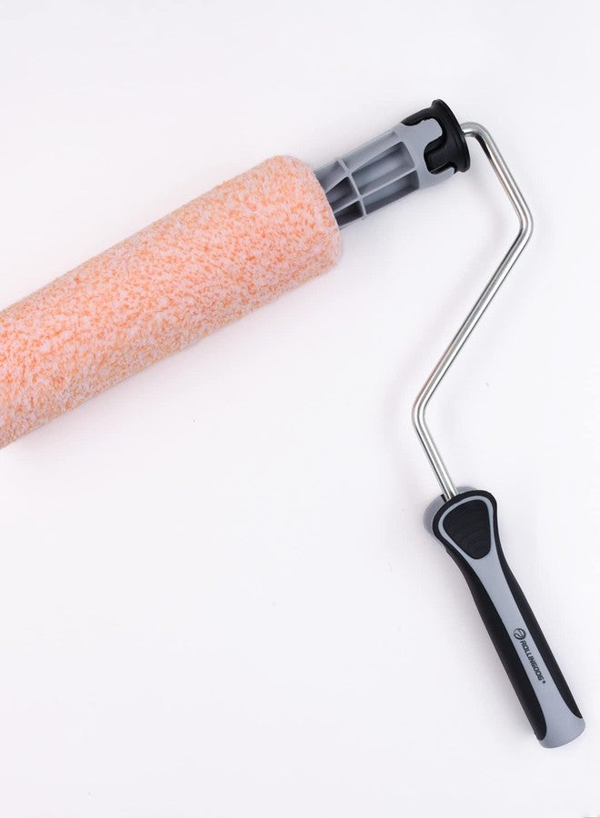 ROLLINGDOG Paint Roller Frame 9 Inch - for 1 1/2" Core Roller Covers,Self-Lock Cage Jumbo Roller Brush - Image 4