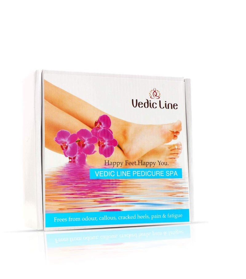 Vedic Line Vedicline Pedicure Spa Kit, For Dry & Cracked Heel with Amla, Clove Oil & Mint Oil for Soft Heel, 425ml - Image 1