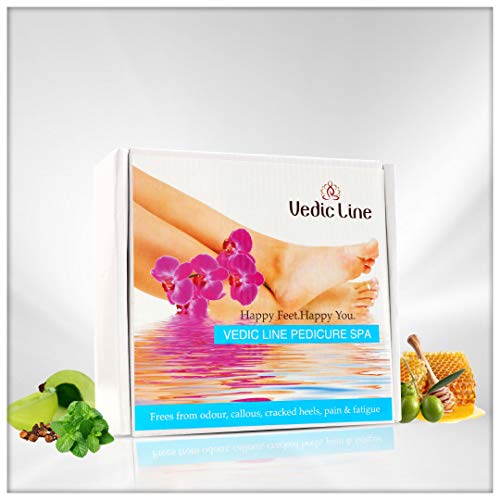 Vedic Line Vedicline Pedicure Spa Kit, For Dry & Cracked Heel with Amla, Clove Oil & Mint Oil for Soft Heel, 425ml - Image 3