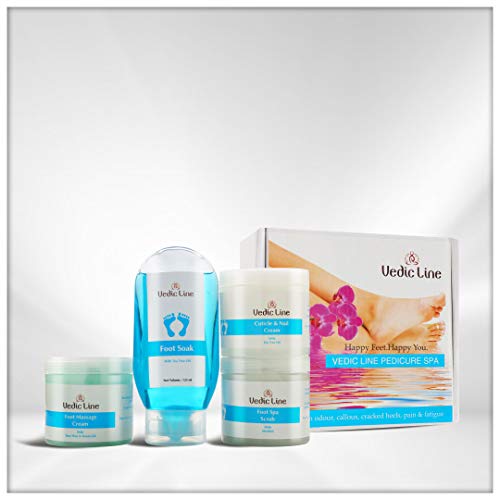 Vedic Line Vedicline Pedicure Spa Kit, For Dry & Cracked Heel with Amla, Clove Oil & Mint Oil for Soft Heel, 425ml - Image 2