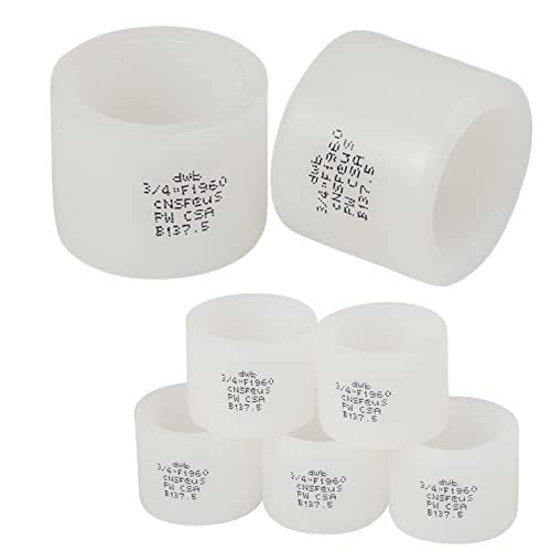 GUOFIS 100 Pack PEX Fittings, 3/4 Inch F1960 Expansion Rings and Sleeves for PEX A Pipe and F1960 Brass or Poly Fittings(EXP-RING009-100Pack) - Image 1