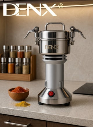 DENX DX3221 High-Speed Multi-Functional Grinder – 1200W Power, 28000 RPM, Stainless Steel Blades, 200g Capacity – Ideal for Spices, Grains, and Coffee - view 3
