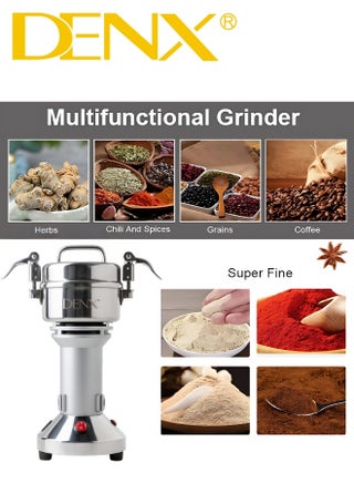 DENX DX3221 High-Speed Multi-Functional Grinder – 1200W Power, 28000 RPM, Stainless Steel Blades, 200g Capacity – Ideal for Spices, Grains, and Coffee - view 2