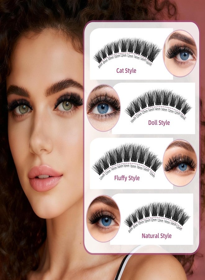 FayJoo Lush & Soft Lash Clusters with Thin Invisible Band, C Curl, 10-16mm for Bold Glam in Daily Life or Events, Travel Compact Pack, Budget-Friendly for Beginner&Trial Seeker, FayJoo BOLDEE 12 Lite - Image 5