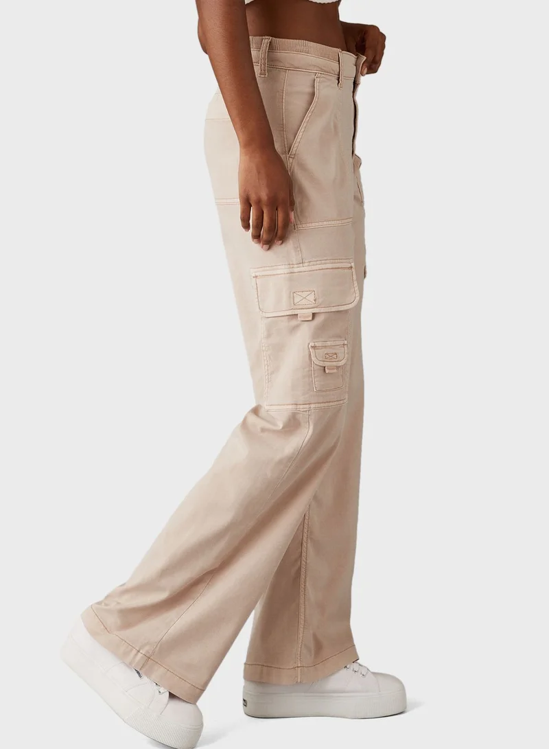 American Eagle High Waist Cargo Pants