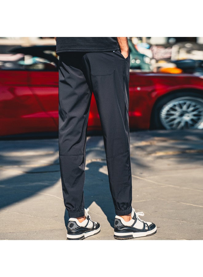 Lightweight & Quick-dry】summer Casual Pants For Men - Trendy Ice Silk Breathable Joggers With Tapered Legs - Image 5