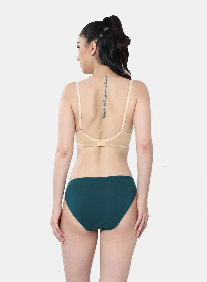 انفي حمالة صدر قطنية مبطنة بسلك وطبعة زهور