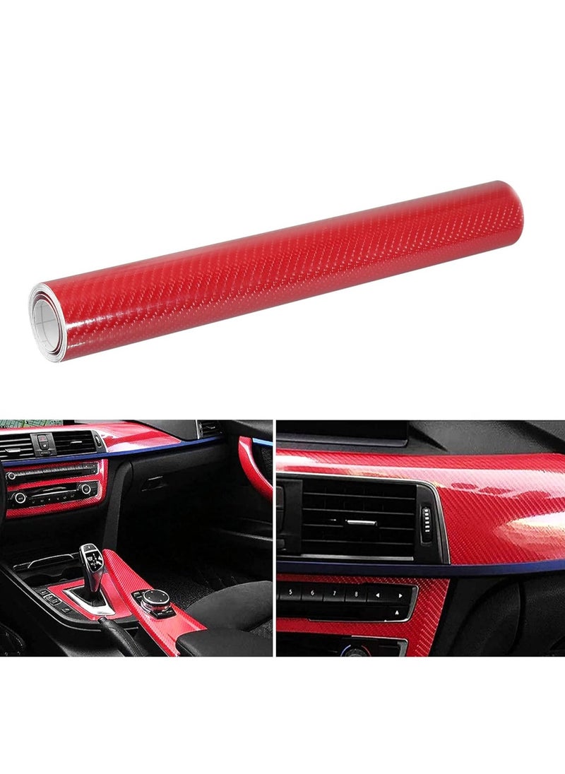 RATSAW 6D Carbon Fiber Sticker Self adhesive Waterproof Wrapping Protective Film for Car Vehicle and Laptop 30 x 150CM  - Image 2