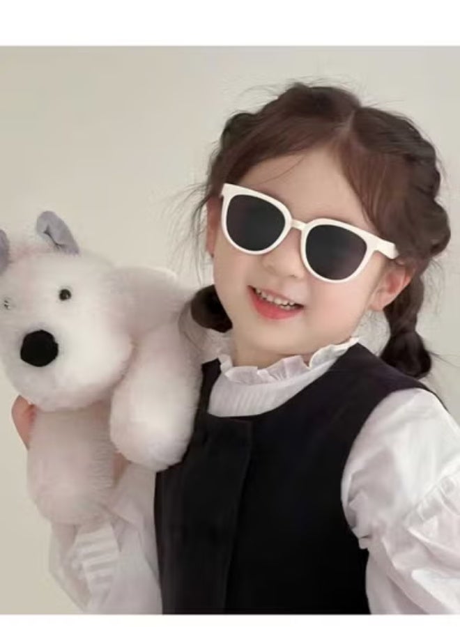 BEALER Children's cute and cool sunglasses, Kids Polarized Sunglasses for Girls Boys UV Protection Sun Glasses Flexible Rubber TPEE Shades for Children Age 3-9 - Image 1