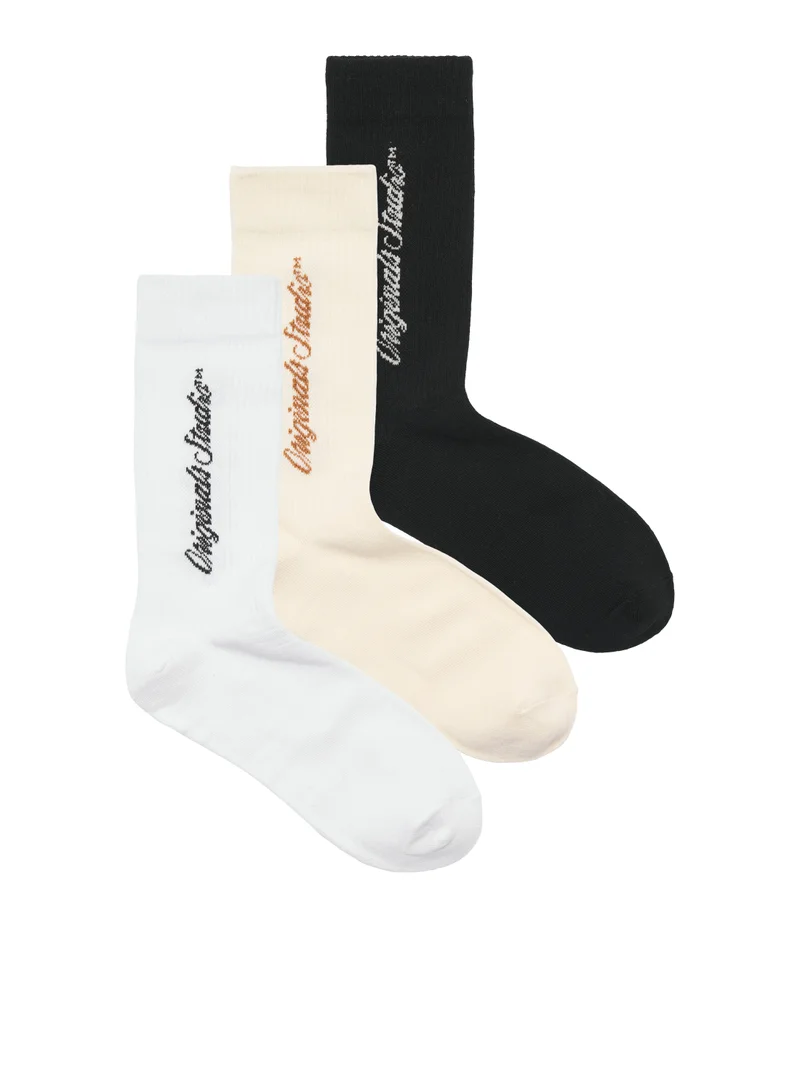 جاك اند جونز 3 Pack of Tennis Crew Socks