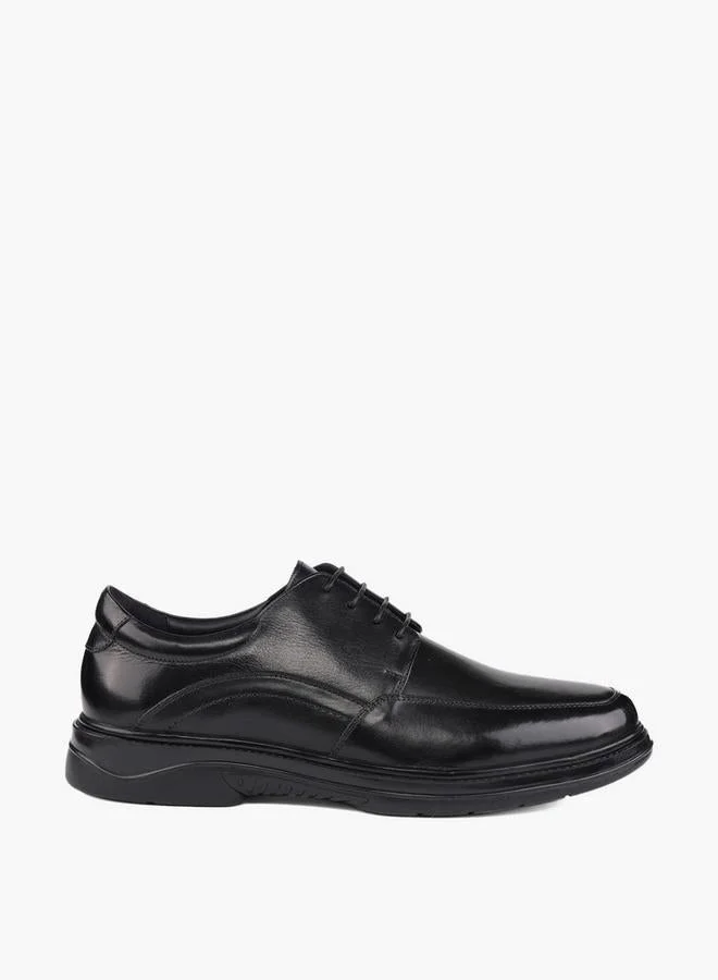 Le Confort Men Leather Lace-Up Derby Shoes
