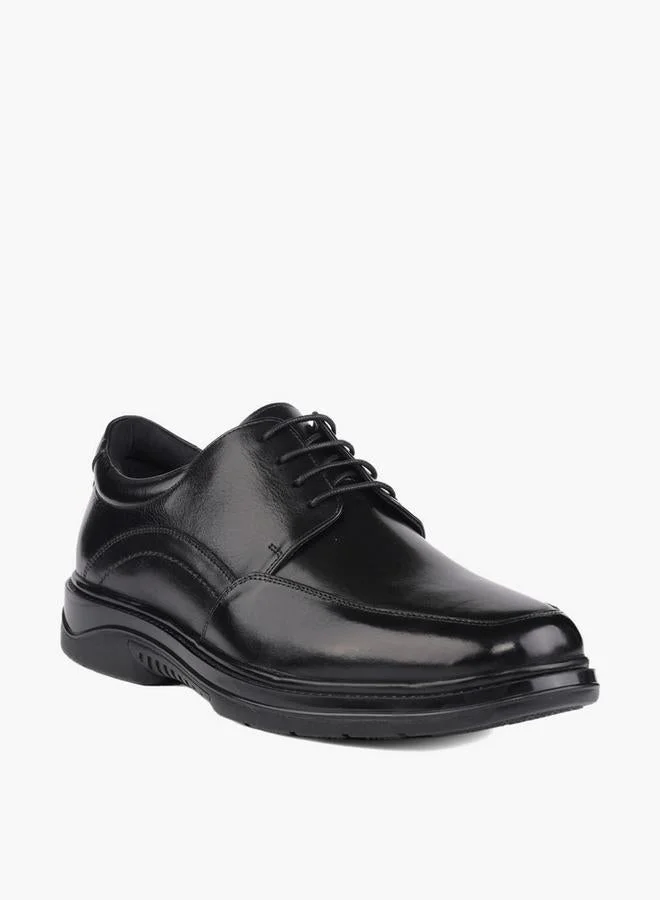 Le Confort Men Leather Lace-Up Derby Shoes