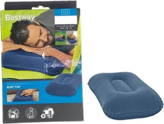 بست واي 2 Pieces Inflatable Pillow 67121 Velvet 42X26X10 cm