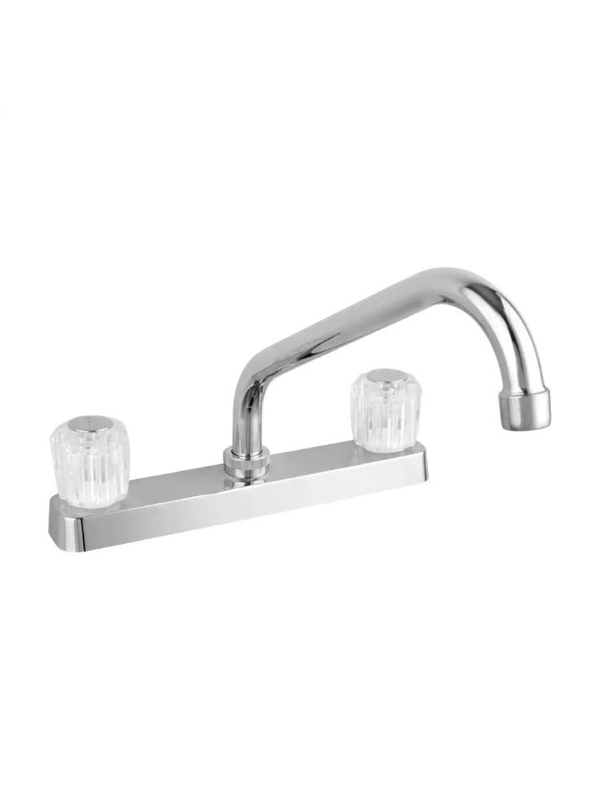Home Plus Low Profile Kitchen Deck Mount Faucet Chrome (L 20.3 cm)