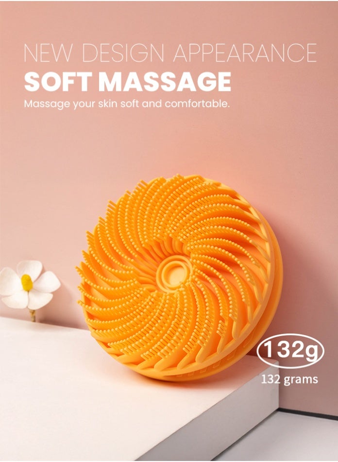 EFFIE Silicone Body Brush – Gentle Exfoliating Body Scrubber in Shower, Silicone Loofah with Easil Bristles, Long Lasting & More Hygienic Than Traditional Shower Loofah – 1 Pack  - Image 2