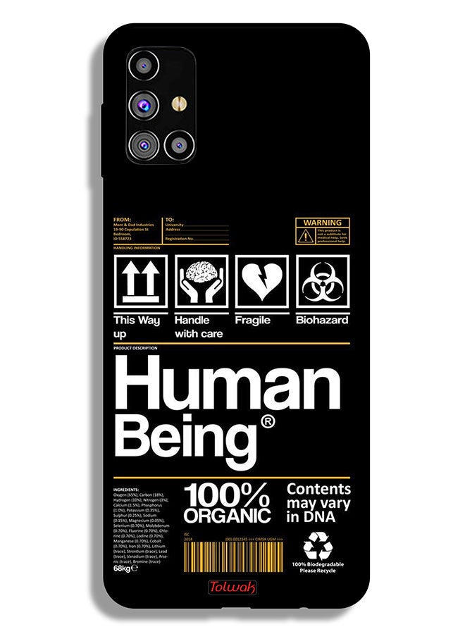Tolwak Samsung Galaxy M31s Protective Case Cover Human Being Sticker  - Image 2