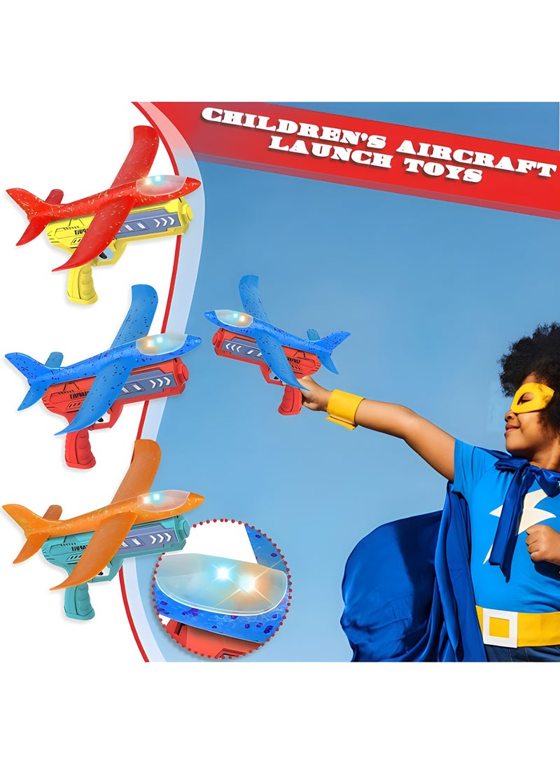 MAGIC VAULT Catapult Guns Aircraft Shooting Game Toy | Foam Plane Launcher Airplanes Glider Hand Throw Catapult Plane Toy For Kids  - Image 2