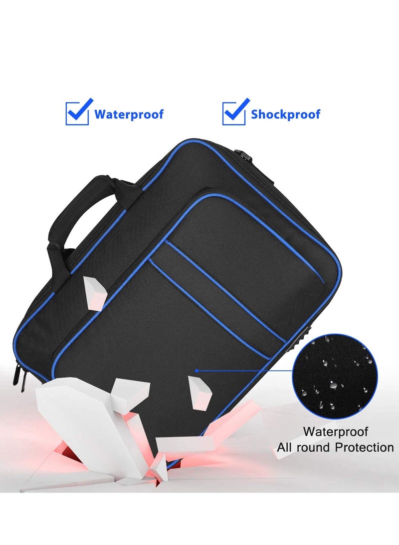 Y&D Carrying Case for Ps5, Game Console Handle Storage Bag Protection Bag, Large Capacity Accessories Portable Shoulder Games, Headset and Gaming  - Image 4