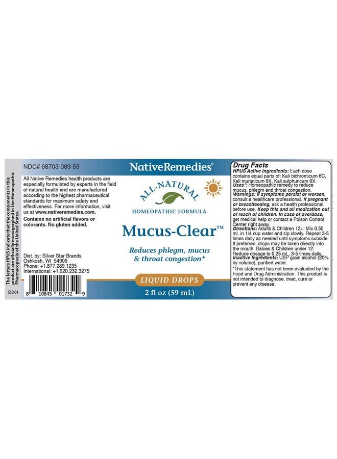 Native Remedies Mucus-Clear 2 Pack - Image 3