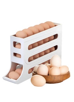 ULHYC ULHYC Egg Container for Refrigerator,Automatic Rolling Egg Holder, Space Saving Refrigerator Egg Dispenser,Holds 28 Eggs Simultaneously, Egg Tray Works in Refrigerator, Kitchen,or Dining Table  - Image 1
