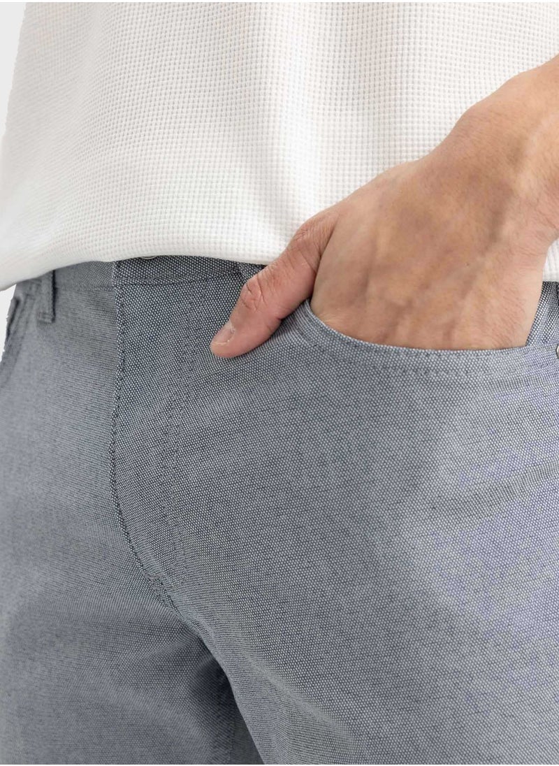 DeFacto - Mid Wash Slim Fit Chinos - Image 1