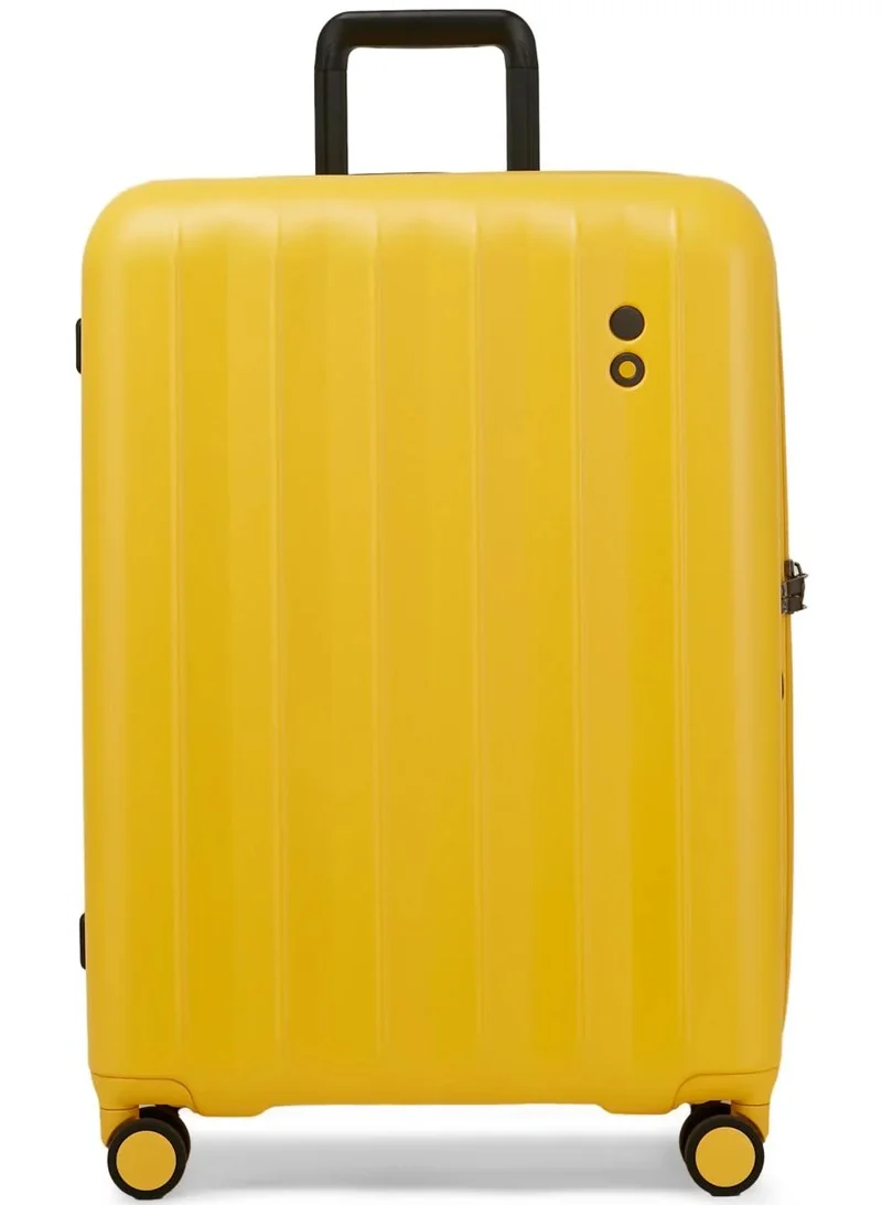 Amos Pro Hardcase Expandable 4 Double-Wheeled 75 cm Check-In Luggage Trolley - Yellow