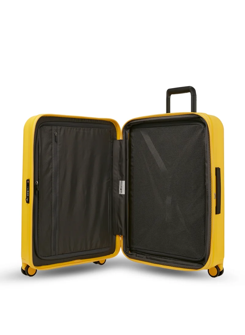 Echolac Amos Pro 4 Double Wheel 75cm Check-In Luggage Trolley Yellow