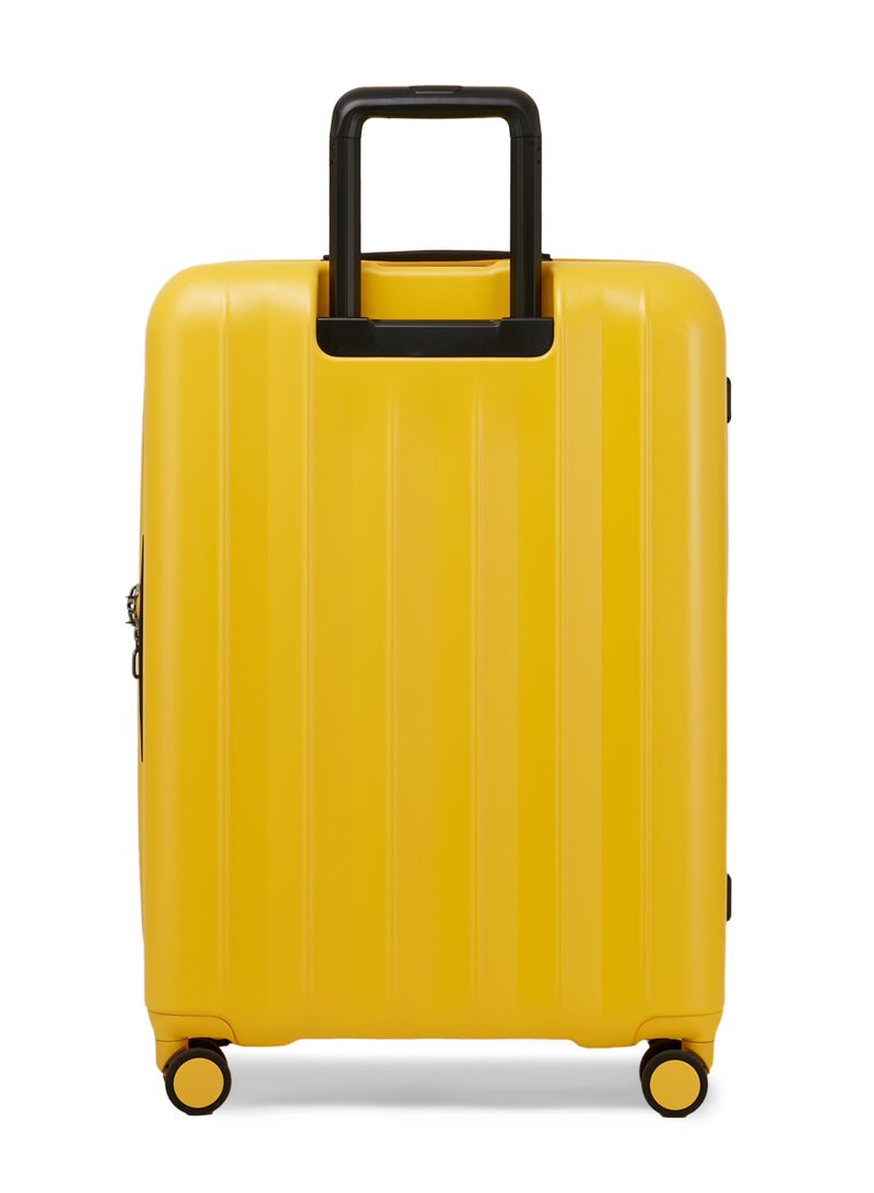 Echolac Amos Pro Hardcase Expandable 4 Double-Wheeled 75 cm Check-In Luggage Trolley - Yellow - Image 4