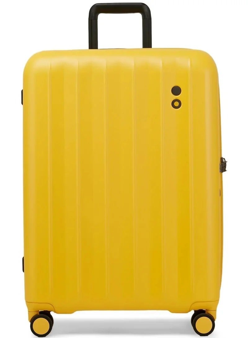 Echolac Amos Pro 75 Cm Hardcase 4-Double Wheeled Expandable Check-In Luggage Trolley - Yellow - Image 1