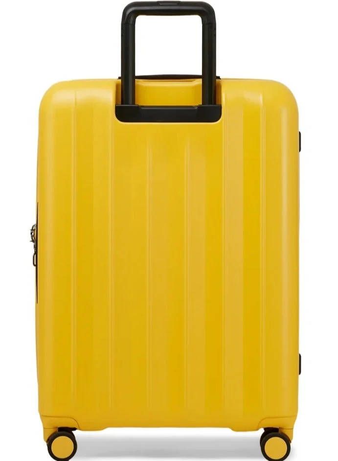 Echolac  Amos Pro 75 Cm Hardcase 4-Double Wheeled Expandable Check-In Luggage Trolley - Yellow  | Best Price UAE