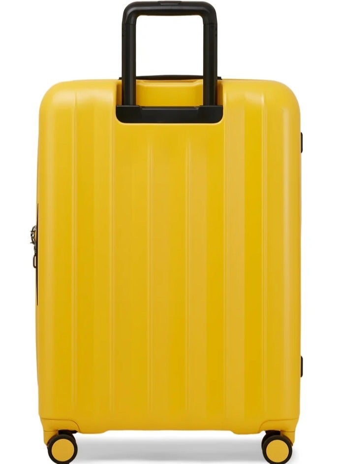 Echolac Amos Pro 75 Cm Hardcase 4-Double Wheeled Expandable Check-In Luggage Trolley - Yellow - Image 3