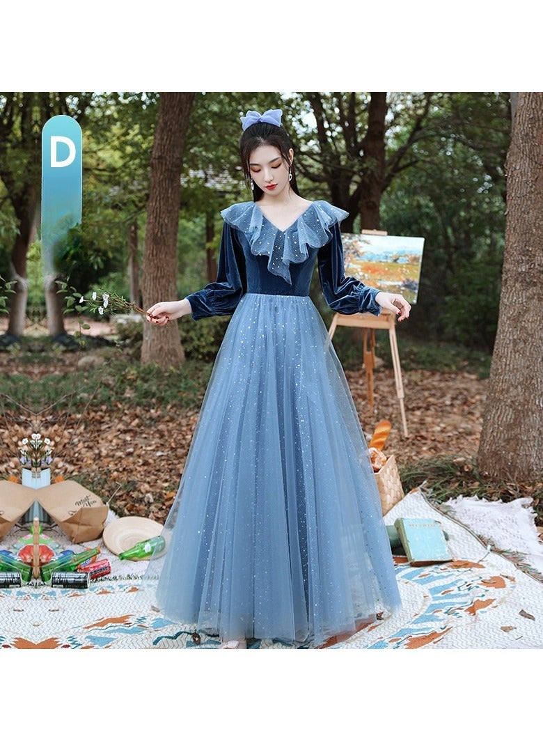 KUYING New Fashionable and Elegant Bridesmaid Dress  - Image 1